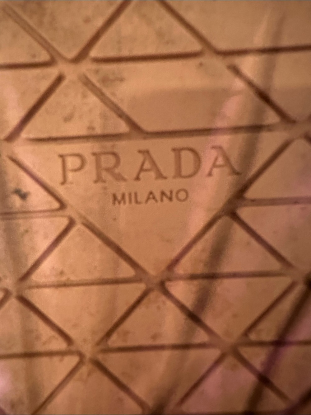 Prada Platform Woven Slide Sandals with Logo - Picture 5 of 6